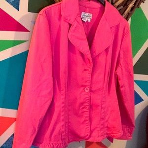 Bright Pink Lightweight blazer